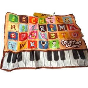 Baby Piano Mat: Musical Keyboard Learning Toy with Animal Sounds Toddlers‎